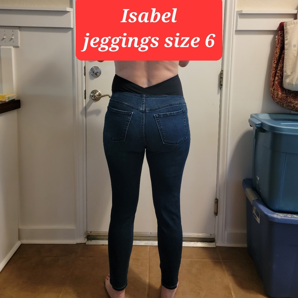 Isabel Jeggings maternity jeans size 6